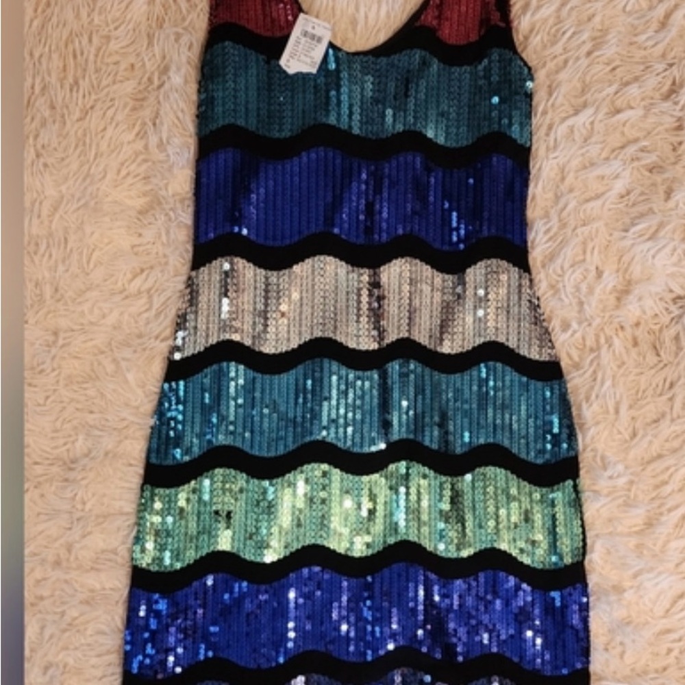 Forever 21 Multicolor Sequin Dress